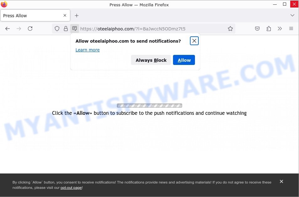 How to remove Oteelaiphoo.com pop-up ads