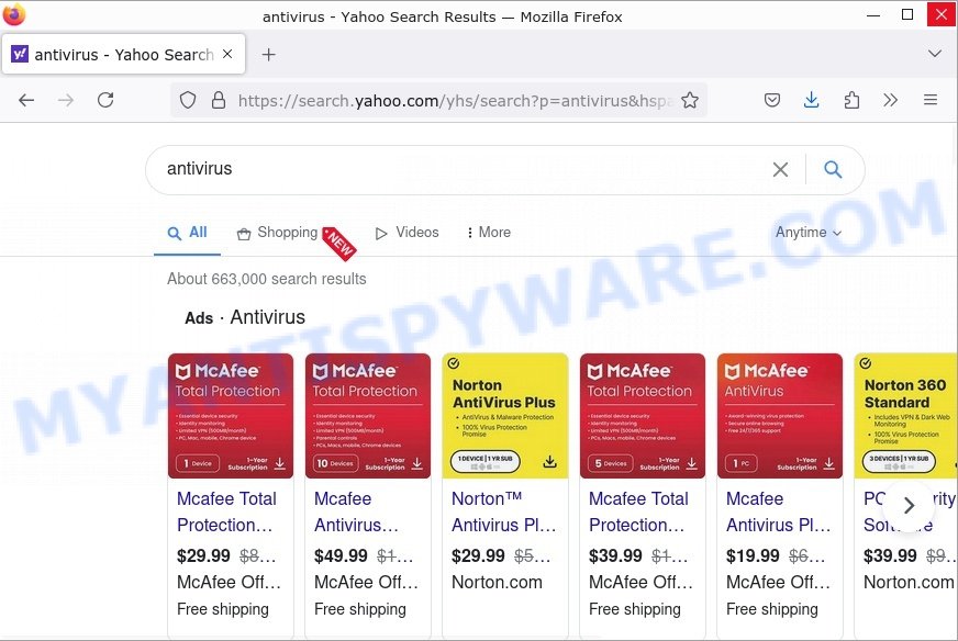 Searchnukes.com redirect Yahoo Search Results