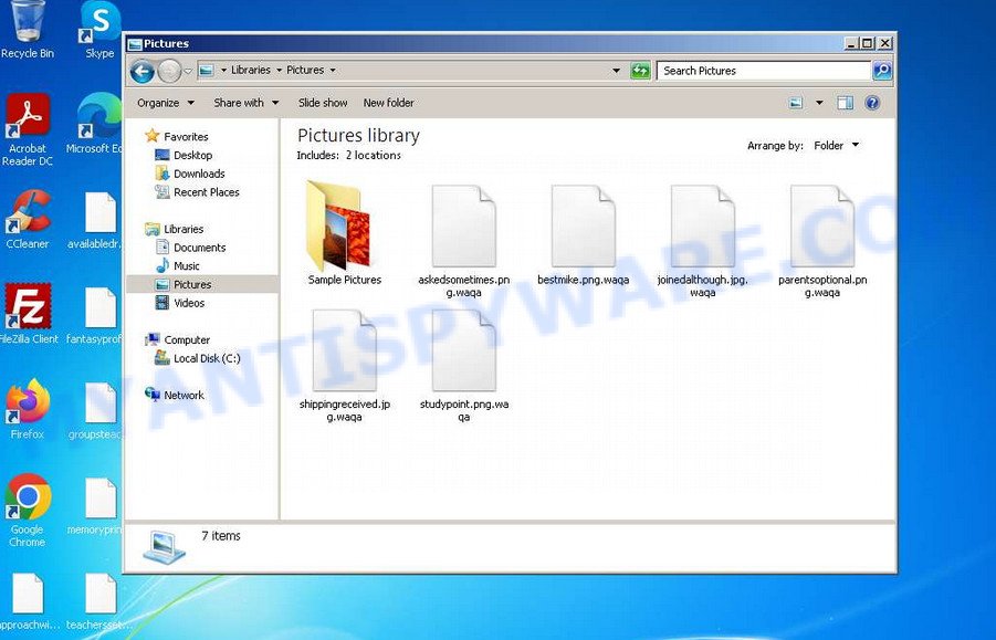 Waqa file virus
